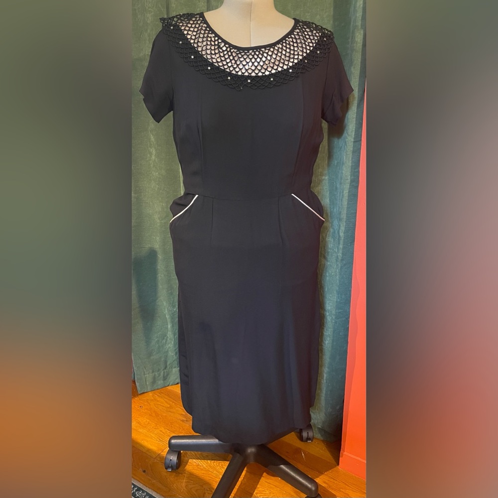 True vintage black dress